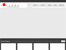Tablet Screenshot of conceptarchitect.com